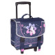 Cartable à roulettes Bella Sara Wings 38 CM Haut de gamme Cheval Blanc