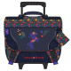 Roll-Rucksolast STALLA BIANCA Rosa Pompons - 38 CM