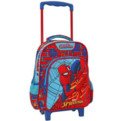 Spiderman Wall Kindergarten 31 CM Trolley Wheeled Backpack