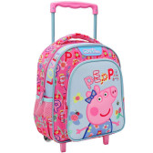 Sac à dos à roulettes Peppa Pig Lovely maternelle 31 CM Trolley