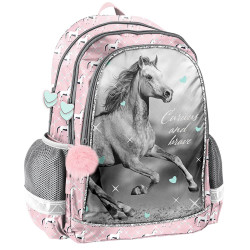 Mochila Caballo Curioso y Valiente 38 CM - 2 Cpt