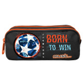 Trousse rectangulaire Football Born to Win 21 CM - 2 Cpt