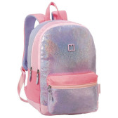 Sac à dos Marshmallow Sparkly Pink 45 CM - 2 Cpt