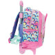 Rugzak op wielen Barbie Rose Unicorn kleuterschool 30 CM