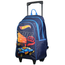 Hot Wheels Blau 45CM Premium Trolley Rucksack mit Rädern