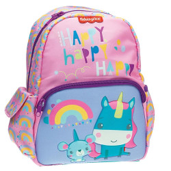 Fisher Price 30 CM Happy Unicorn Zaino per scuola materna