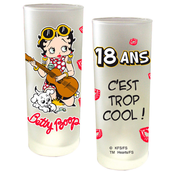 Verre Anniversaire Betty Boop