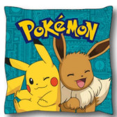Coussin Pokemon Pikachu et Evoli 40 CM - Polyester