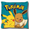 Coussin Pokemon Pikachu et Evoli 40 CM - Microfibre