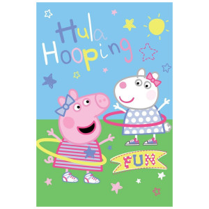 Peppa Pig Fun Blanket 100 x 150 cm - Coperta in pile