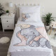 Dumbo Disney Baumwoll-Bettbezug-Set 100x135 cm und Kissenbezug