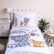 Parure housse de couette coton Tom et Jerry 100x135 cm avec Taie d'oreiller