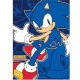 Plaid polaire Sonic The Hedgehog 100 x 140 cm - Couverture