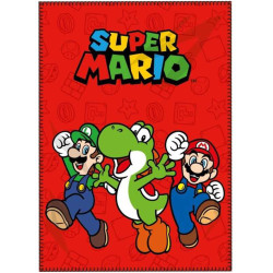 Super Mario Fleece Plaid! 100 x 140 cm - Deken