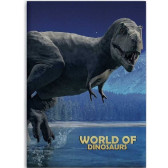 Plaid polaire World of Dinosaure 100 x 140 cm - Couverture