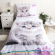 Set Cotton Duvet Cover Kitten Colours 140x200 cm with Pillowcase