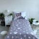 Parure housse de couette coton Chatons gris 140x200 cm avec Taie d'oreiller