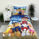 Paw Patrol Bridge Bettbezug-Set aus Baumwolle 140x200 cm mit Kissenbezug