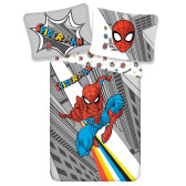 Spiderman Pop Bettbezug-Set aus Baumwolle 140x200 cm und Kissenbezug
