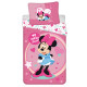 Set copripiumino Minnie Pink 140x200 cm e federa