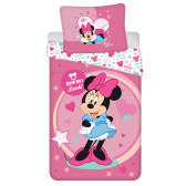 Juego de funda nórdica Minnie Pink 140x200 cm y funda de almohada