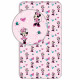 Minnie XOXO cotton cover sheet 1 person 90x200 cm