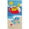 Serviette de plage coton Pokémon Pikachu 140 x 70 cm