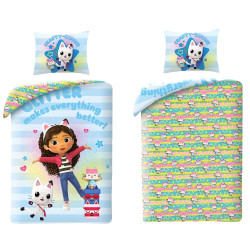 Gabby and the Magic House Juego de Funda Nórdica Reversible 140x200 cm y Funda de Almohada