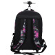 Backpack with wheels Flowers 47 CM - 1 Cpt