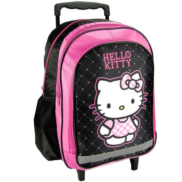 Backpack with wheels Hello Kitty Love 35 CM - 2 Cpt