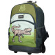 Sac à dos à roulettes Street Dinosaure Wild Child 47 CM