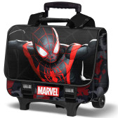Cartable à roulettes Spiderman Miles 38 CM - Haut de gamme