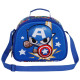 Sac gouter Captain America Punch 3D 25 CM - sac déjeuner