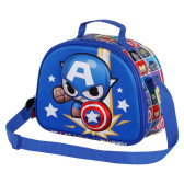 Sac gouter Captain America Punch 3D 25 CM - sac déjeuner