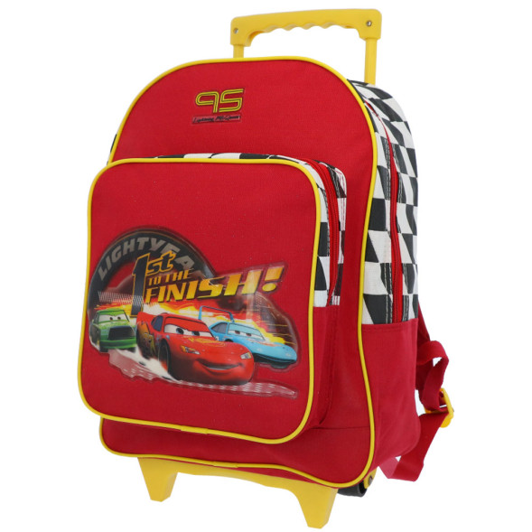 Sac à dos à roulettes Cars McQueen 34 CM maternelle - DESTOCKAGE