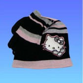Beanie + guantes Hello Kitty - color: Negro