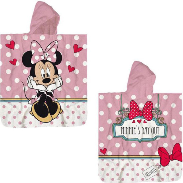 Poncho Minnie Day out - Serviette éponge