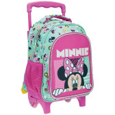 Minnie Pink 30 CM Kindergarten Wheeled Backpack