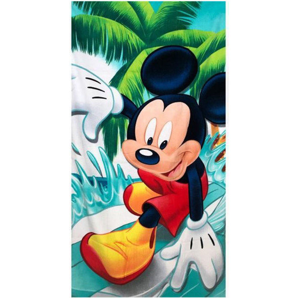 Telo bagno Mickey Mouse Surf 140x70 cm