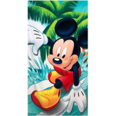 Serviette drap de bain Mickey Mouse Riding Waves 140x70 cm