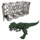 Jouet Dinosaure en cage Amovible - 25 CM
