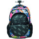 No Fear Tiger Witte Rugzak op Wielen 48 CM - Schooltas