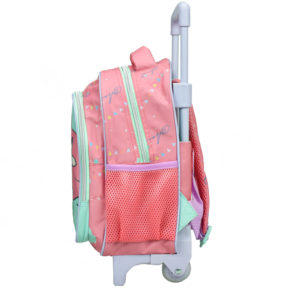 Sac à Roulettes Bluey 3D Pour Enfant - Trolley Maternelle 36x25x14 Cm Avec Poignée Télescopique - Parfait Pour L'école Et Les Voyages