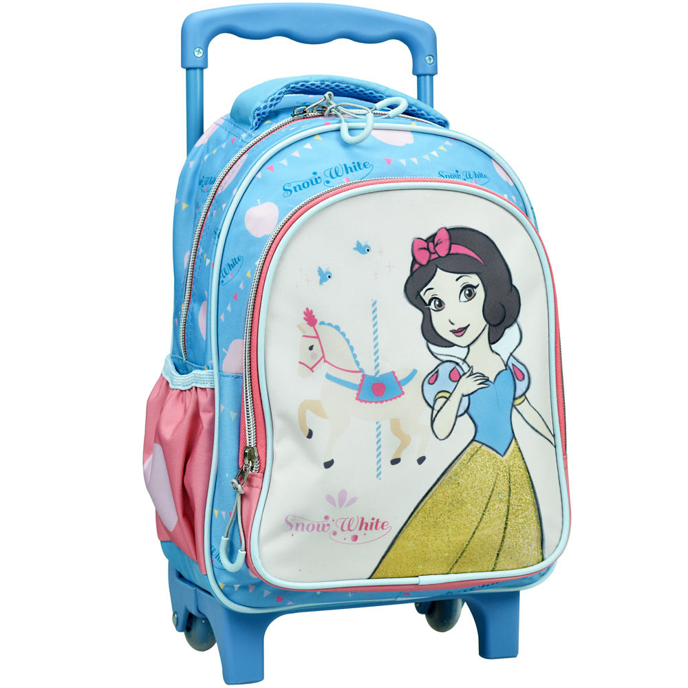 Sac à Dos Trolley Cars 3D Pour Enfant Maternelle 34 Cm - Avec Poignée Extensible, Roues Et Bretelles, Design Flash McQueen