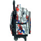 Sac à dos à roulettes Spiderman Wall 30 CM Trolley Maternelle