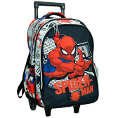 Sac à dos à roulettes Spiderman Wall 46 CM Trolley Haut de Gamme