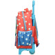 Sac à dos à roulettes Minnie Flowers 30 CM Trolley Maternelle