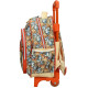 Minnie Flowers 30 CM Trolley Kindergarten Zaino con Ruote