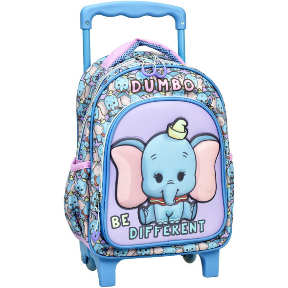 Dumbo "Be Different" 30 CM Trolley Kindergarten Wheeled Backpack