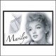 Magnet métal Marilyn Divine
